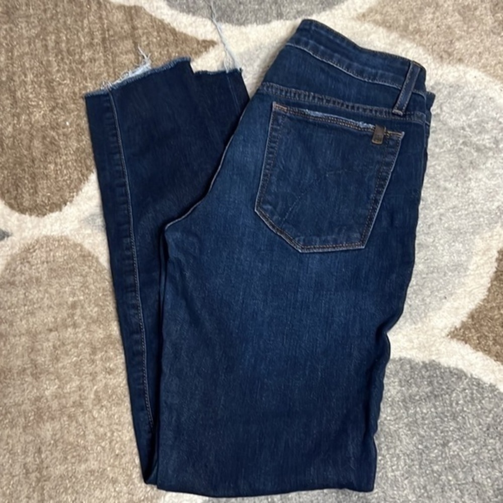 Joe's Denim Curvy Skinny Ankle Dark Blue Jeans